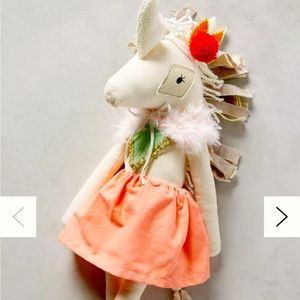 Anthropologies Dainty Cheek Unicorn Plush Doll